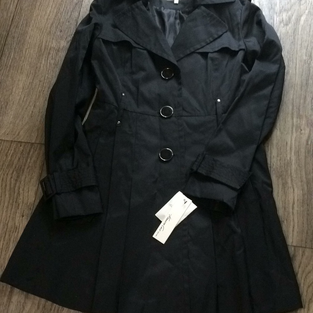 Kenneth Cole New York Black Coat.